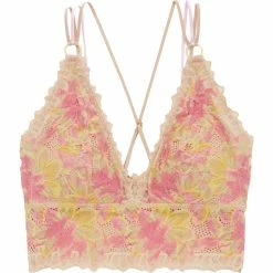 Discount 🛒 Aerie Sunkissed Padded Plunge Strappy Back Bralette 🥰