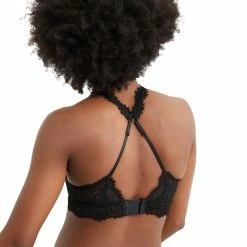 Outlet 🧨 Aerie Eyelash Lace Padded Plunge Bralette 👍 -Cheap Damsel Juniors Store unnamed file 254