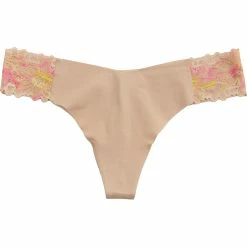 Cheapest 🧨 Aerie Sunkissed Lace No Show Thong Underwear ⭐