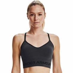Flash Sale 😀 Under Armour Seamless Long Heather Light Support Sports Bra 😉