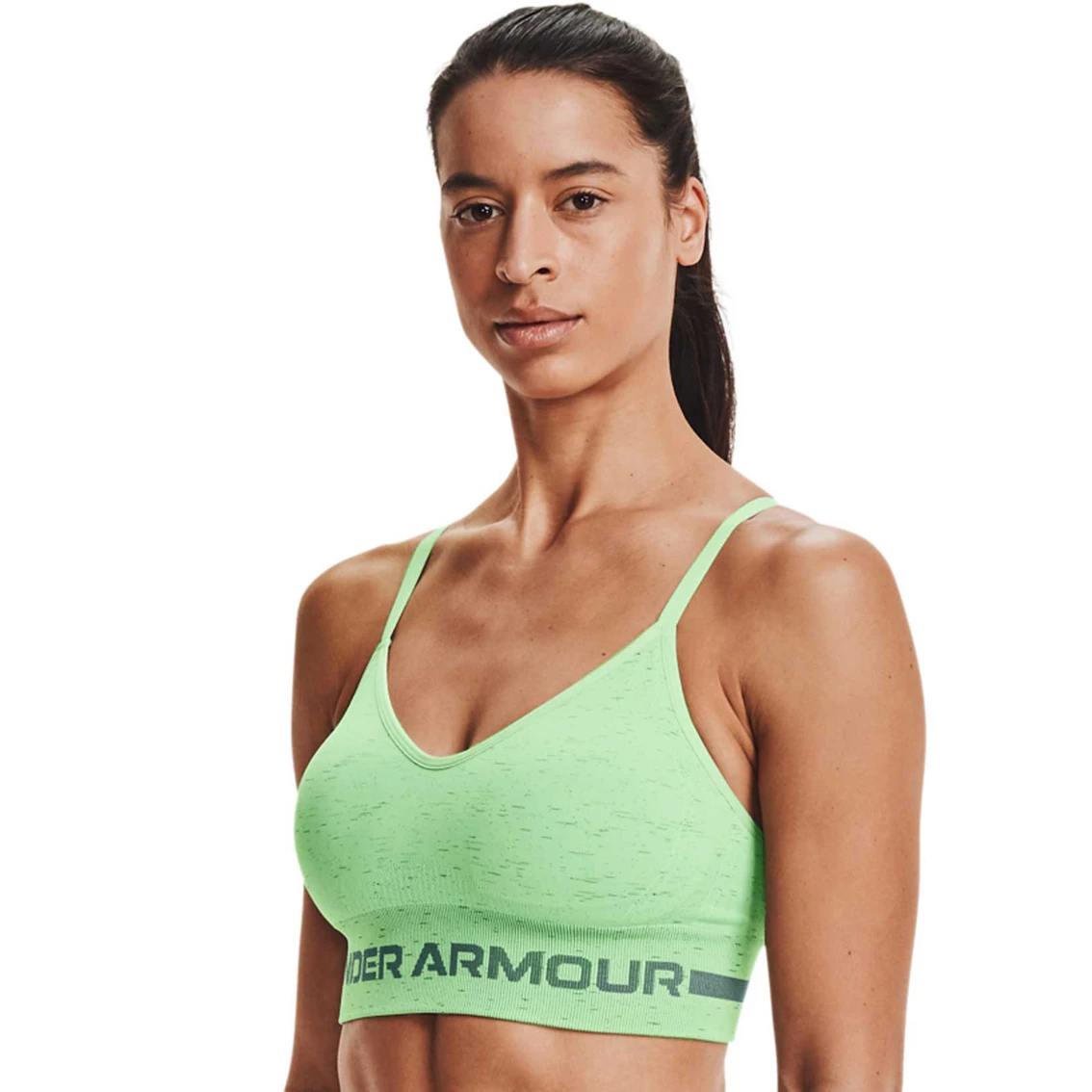 Flash Sale 😀 Under Armour Seamless Long Heather Light Support Sports Bra 😉 4 Flash Sale 😀 Under Armour Seamless Long Heather Light Support Sports Bra 😉 - Image 2