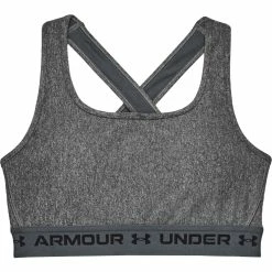 Coupon 🛒 Under Armour Crossback Mid Heather Sports Bra ❤️ -Cheap Damsel Juniors Store unnamed file 671