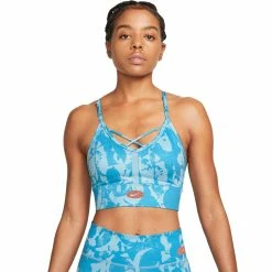 Outlet 😀 Nike Dri Fit Indy Iconclash Allover Print Bra 👏